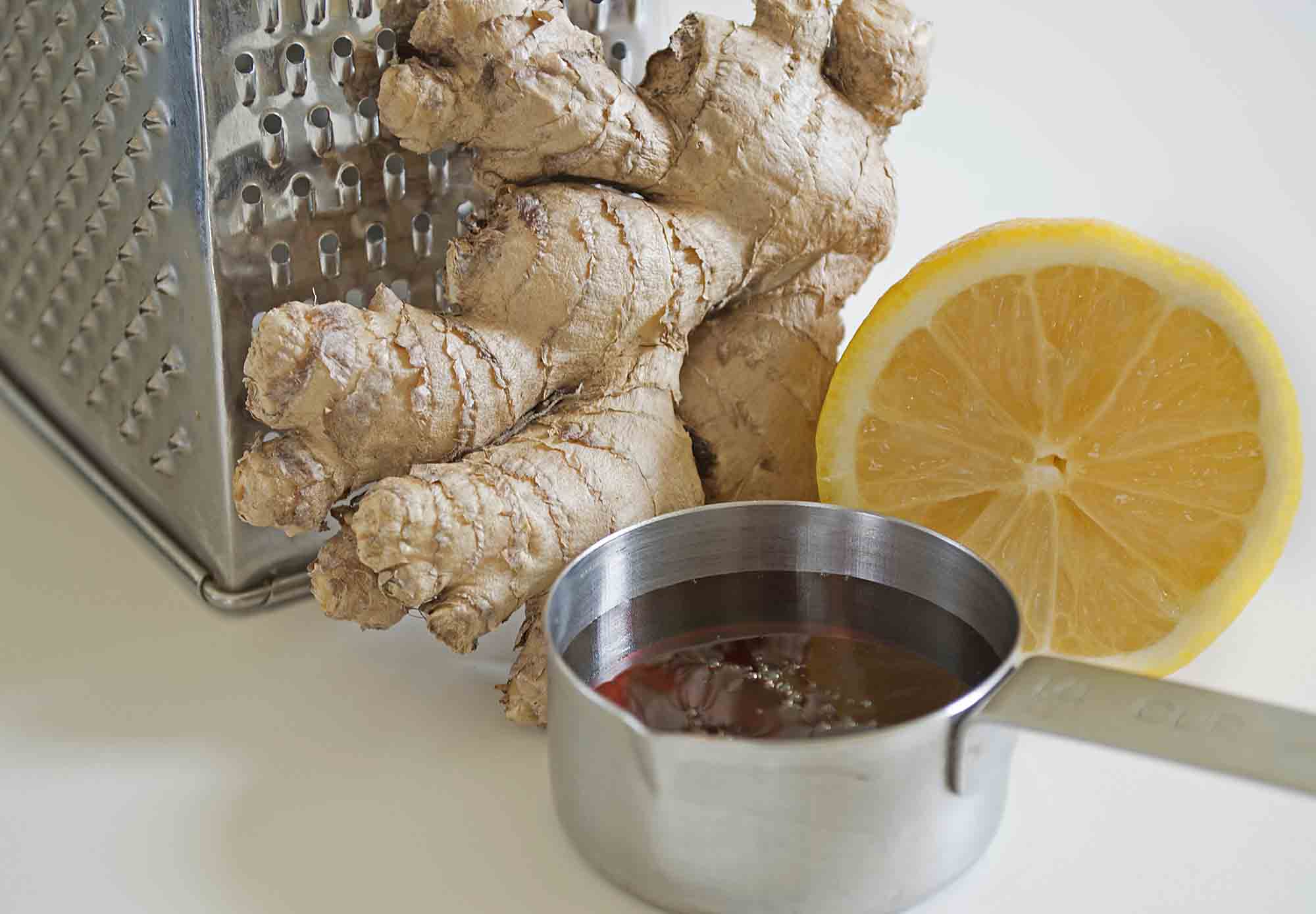 Lemon and Ginger Tea Ingredients