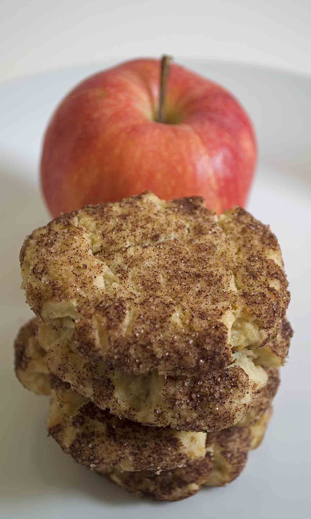 Vegan Apple Cookies with Apple