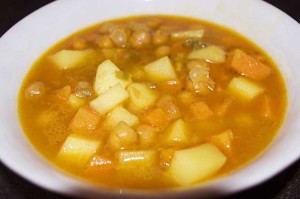 Vegan Sweet Potato Chickpea Soup