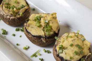 Vegan Stuffed Mushrooms Appetizer