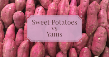 Sweet potatoes vs Yams